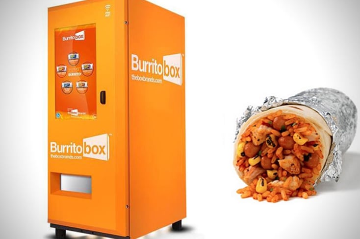Burrito Box Burrito Vending Machine