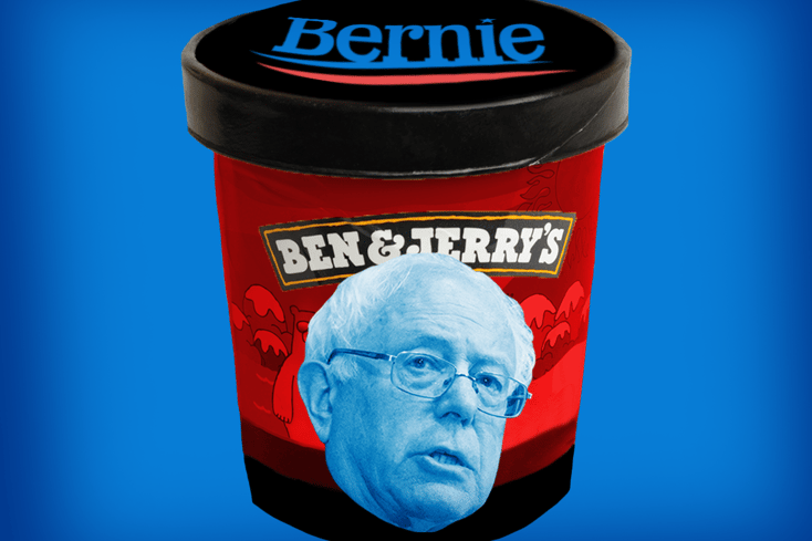 one of the founders of ben and jerrys has a recipe for bernie sanders ice cream