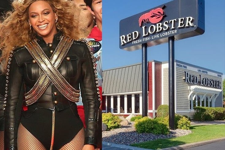 Beyonce Red Lobster Getty