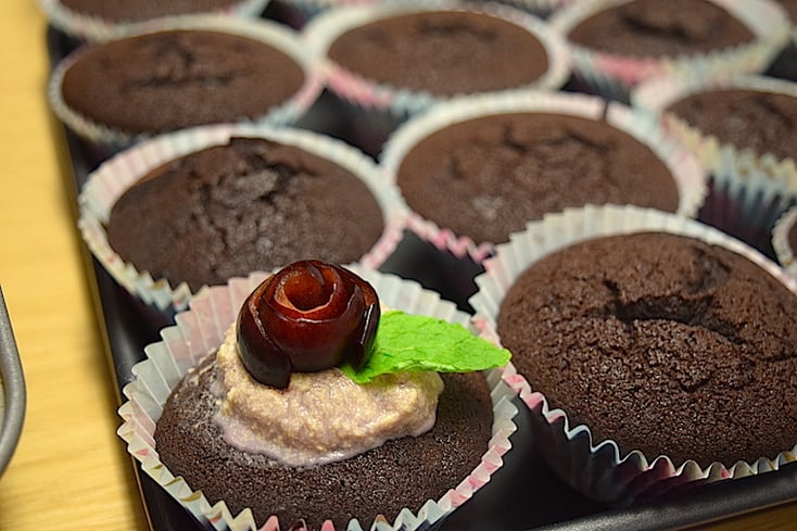 choc cupcakes