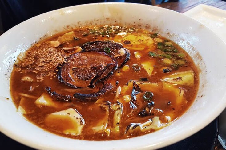 Rakiraki curry ramen w pork underbelly