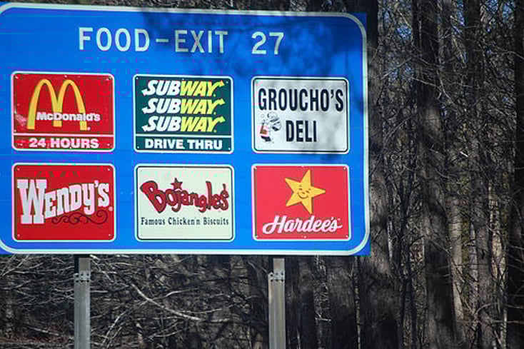 Fast foodsign
