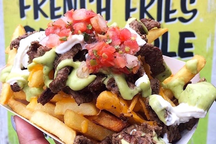 carne asada fries spoon 1 2