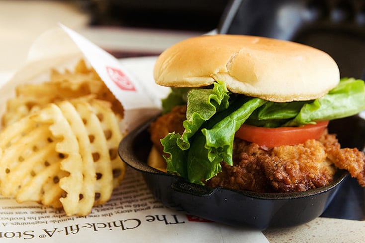 Chick fil A Sandwich Photo by roboppy