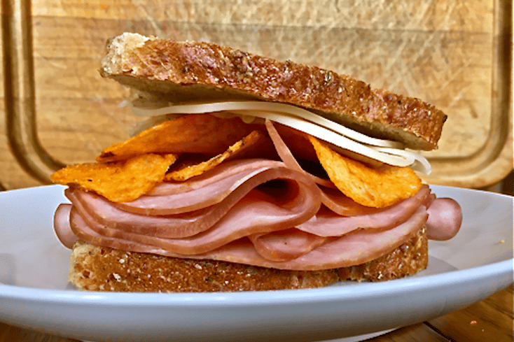 spoon ham and cheese