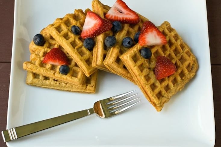 Gluten Free Gingerbread Waffles 4