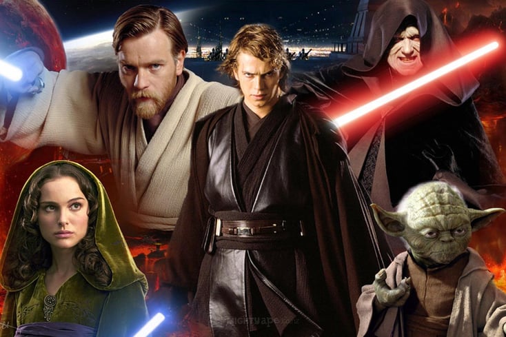 Star Wars I II III Prequels