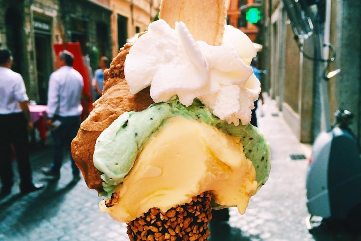 Study Abroad gelato