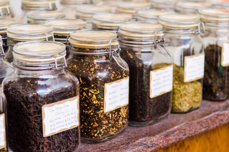 Jars of tea