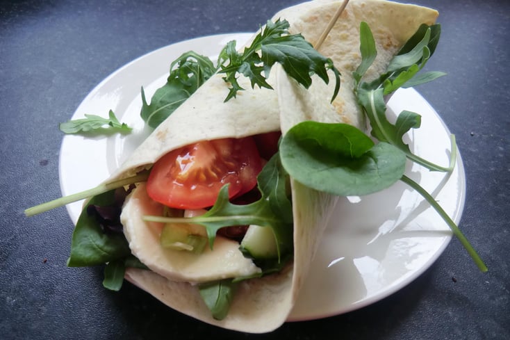 caprese with toothpick