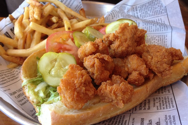 shrimp poboy picture