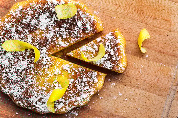 peach lemon cake