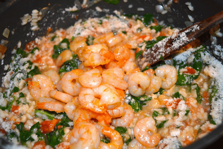 shrimp risotto