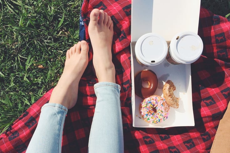 Picnic donuts