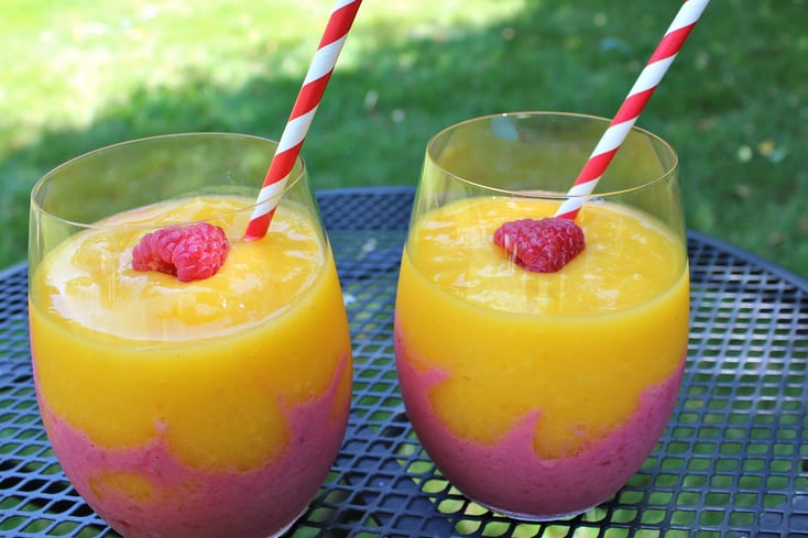 Raspberry Mango Smoothie Abigail Wilkins