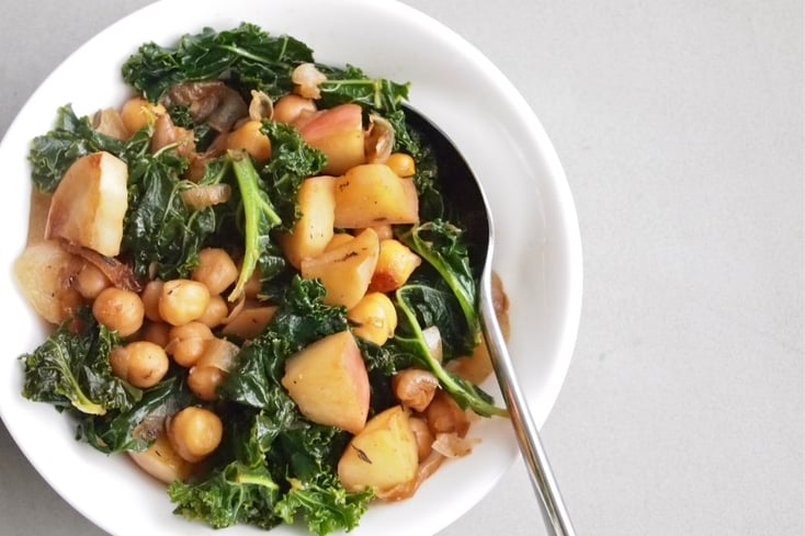 Apple Chickpea Hash Kendra Valkema