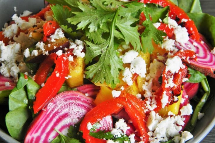 chopped salad Tess van Donkelaar