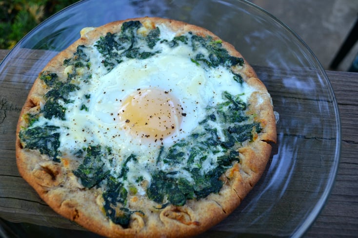 pizza egg