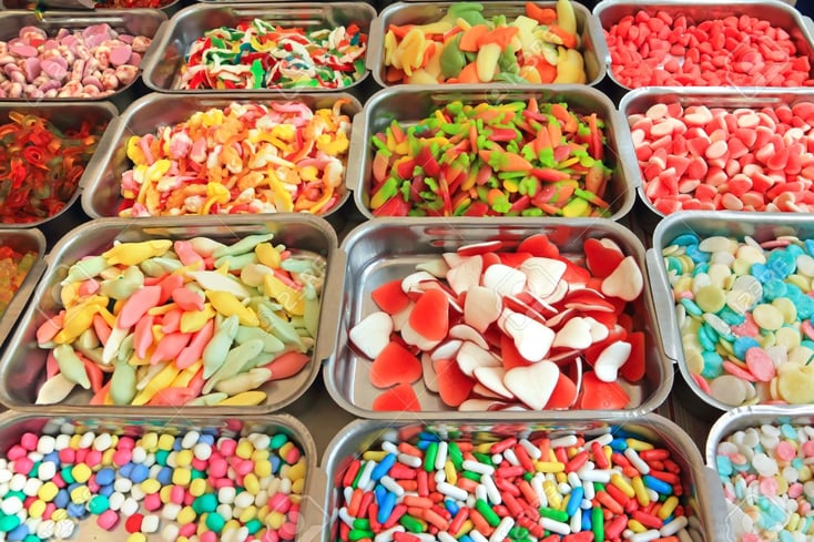 10467655 Background made of colourful sweets and candies Stock Photo candy shop