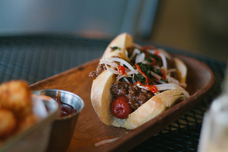 fusion vietnamese hot dog