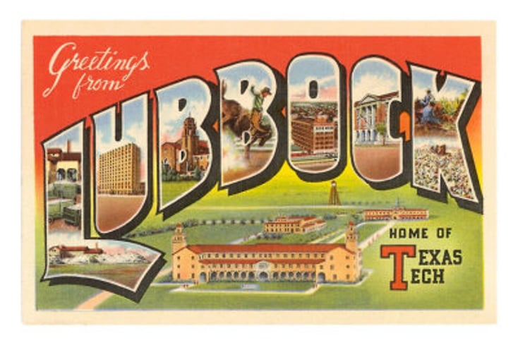 Lubbock Postcard