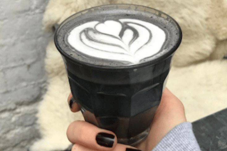 goth lattes are the darkest way to start your morning