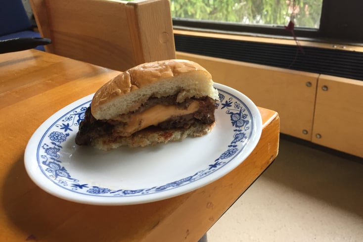Finished Burger