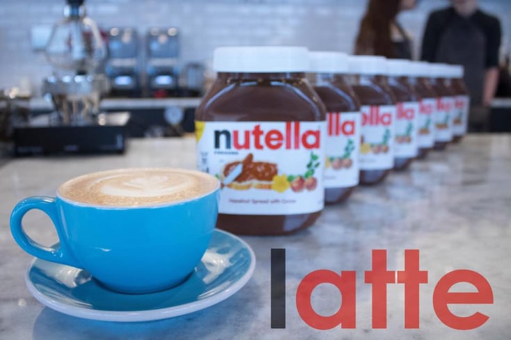 nutella latte