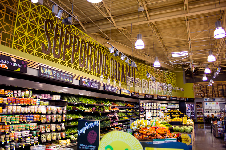 supporting organic farmers sign