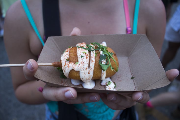 lobster corn dog