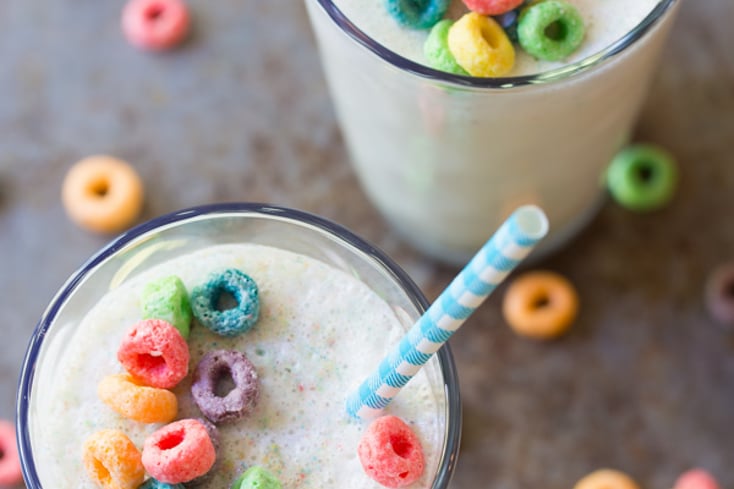 milk and cereal smoothies 7