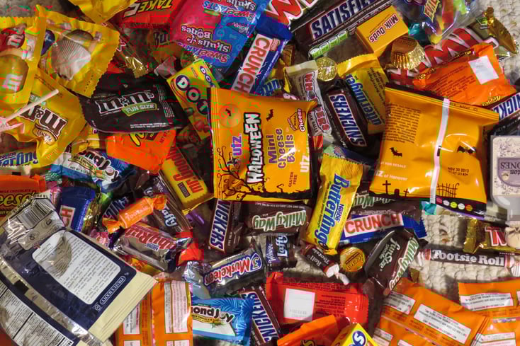 the most popular halloween candy in every state