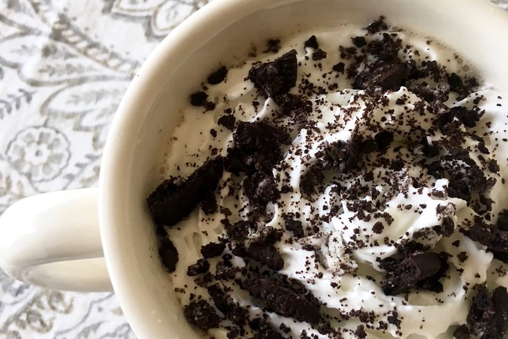 Oreo White Hot Chocolate