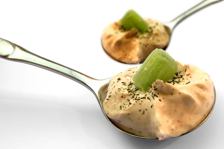 dessert sweet dish spoon cream 46180