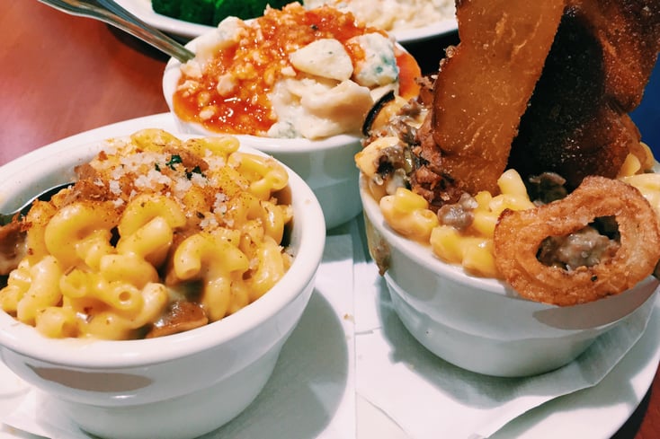 pop shop mac n cheese sampler