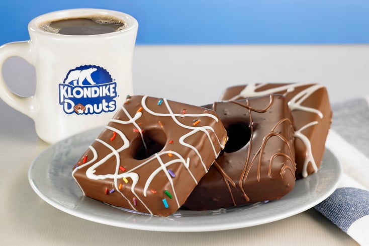 Klondike Donuts Trio on Plate