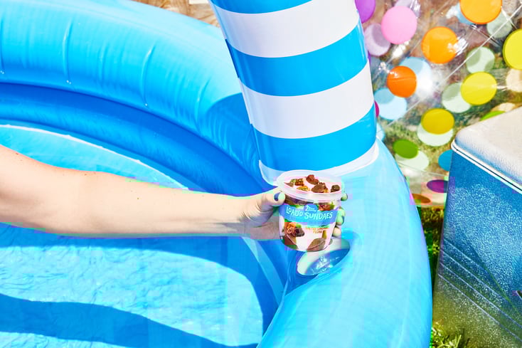 Blue Bunny Personal Pool Loadd Sundae Holder