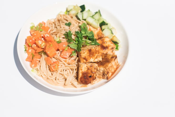 Chilled Sesame Tofu Noodles 3