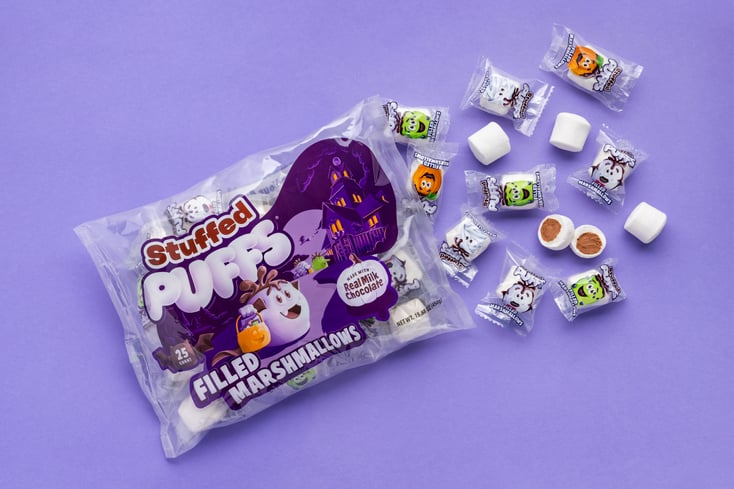 Halloween Bag Purple Bags with Singles