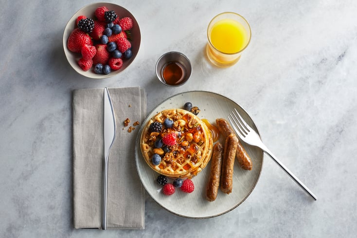Sausage Link Breakfast Plate