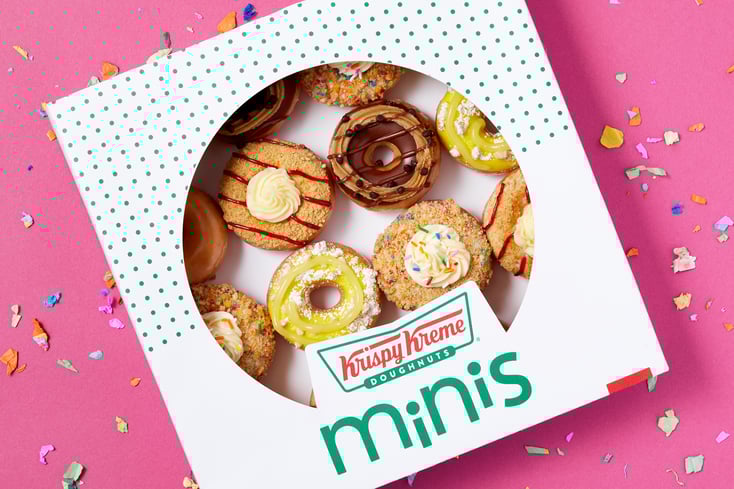 Krispy Kreme Releases Dessert-Inspired Mini Doughnuts And I'm Obsessed 3
