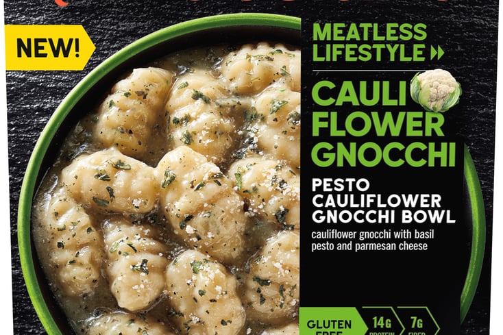 Life Cuisine Meatless Lifestyle Pesto Cauliflower Gnocchi Bowl