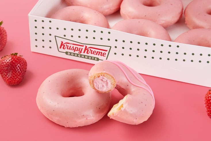 Krispy Kreme Strawberry Glaze