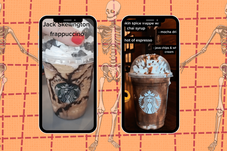 jack skellington frappe