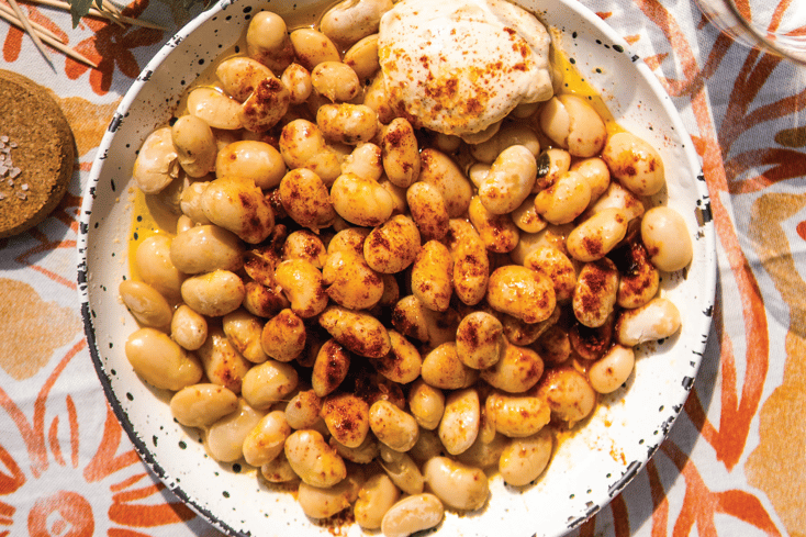 Dreamy White Beans with Smoky Mayo