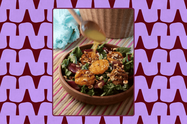Roasted Beet Tangerine Salad