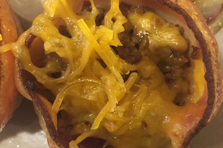 Bacon Cheeseburger Cups