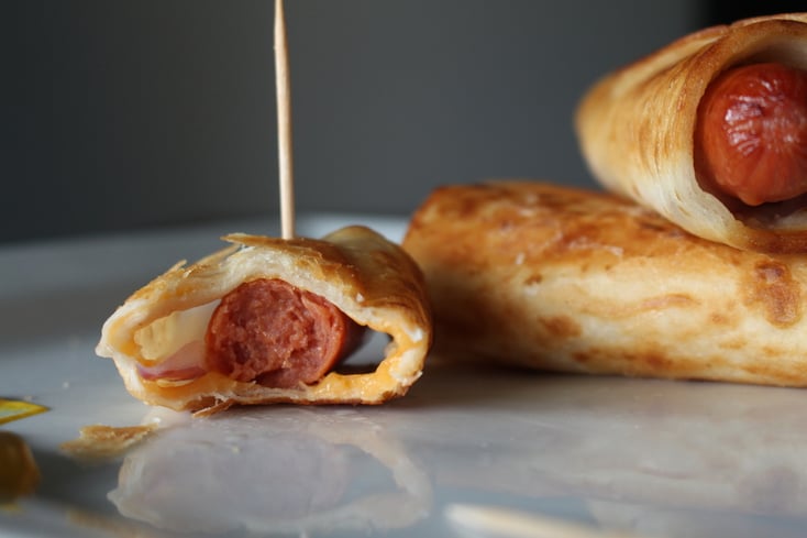 Tortilla Hot Dogs
