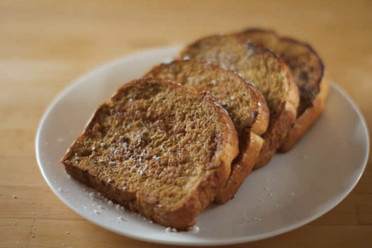 Pumpkin Pie French Toast