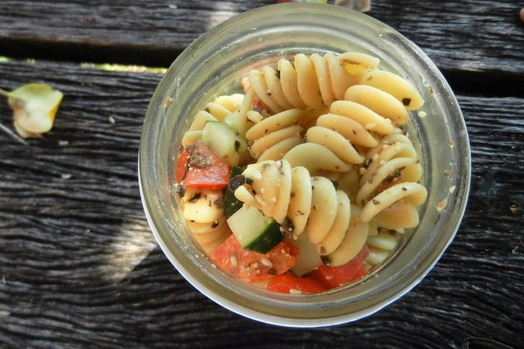 This Pasta Salad Is Perfect for On-the-Go Snacking